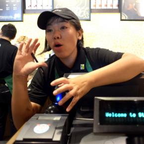 Starbucks worker